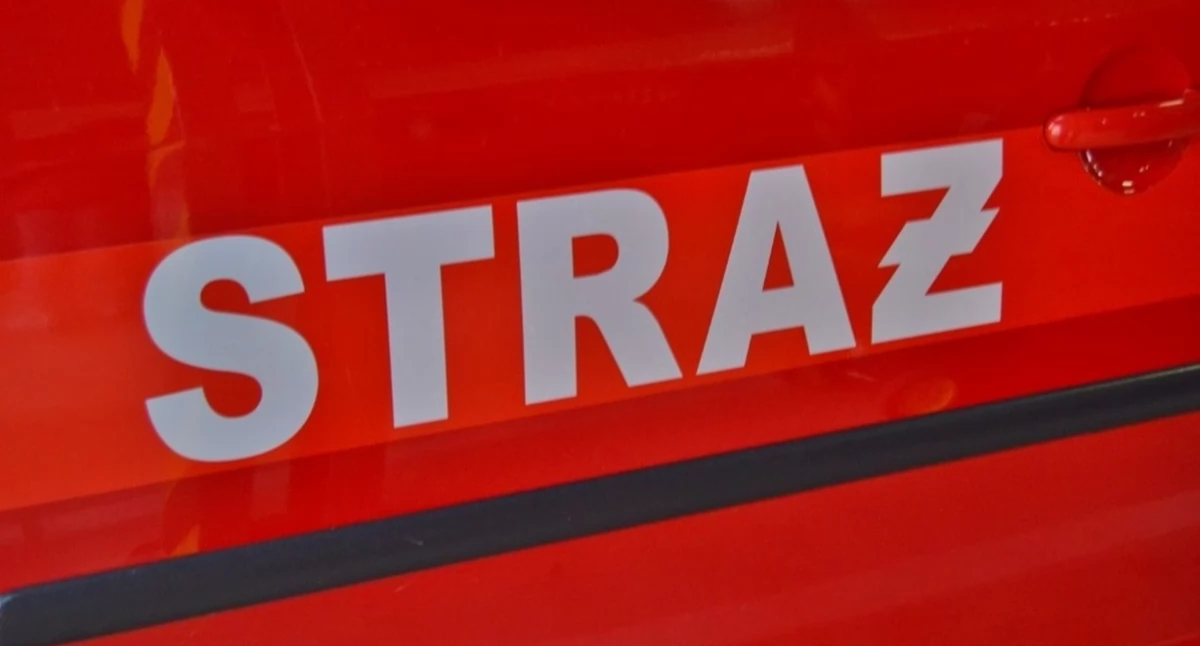 Pożar w domu w Donatowie