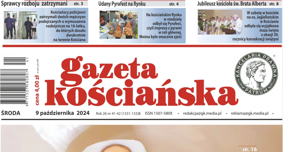 Najnowszy numer Gazety Kościańskiej