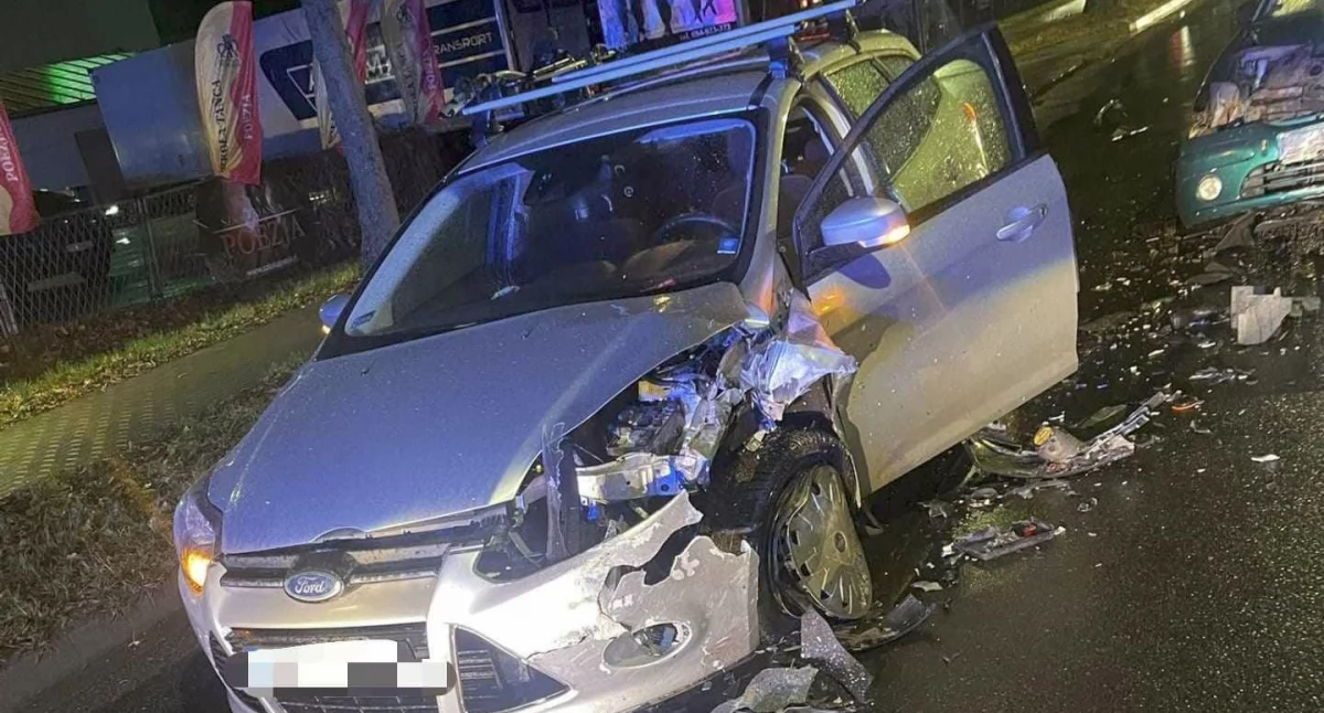 Nie ustąpił pierwszeństwa. Jedna osoba trafiła do szpitala