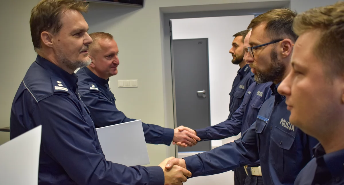 Komendant docenił zaangażowanie policjantów