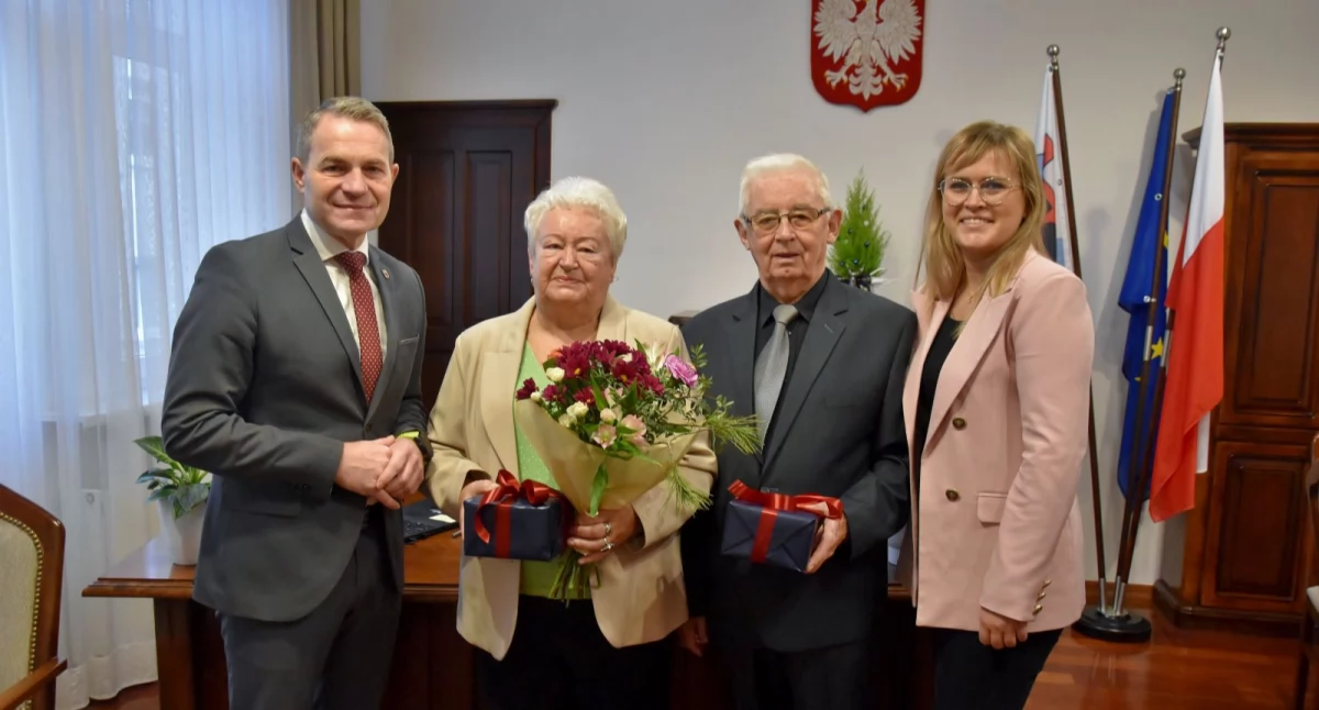 60-lecie małżeństwa państwa Teresy i Lechosława Ratajczaków