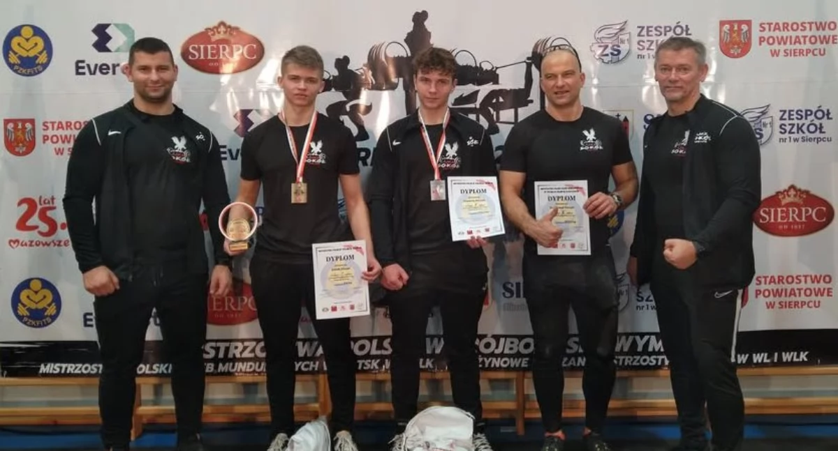 Zawodnicy UKS Sokół Krzywiń z medalami Mistrzostw Polski [ZDJĘCIA]