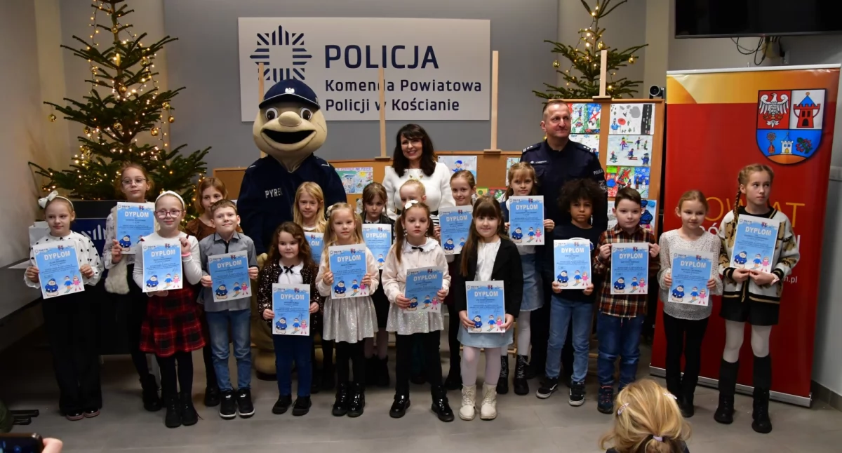 Bezpieczne Ferie z Sierżantem Pyrkiem - rozstrzygnięcie konkursu [ZDJĘCIA]