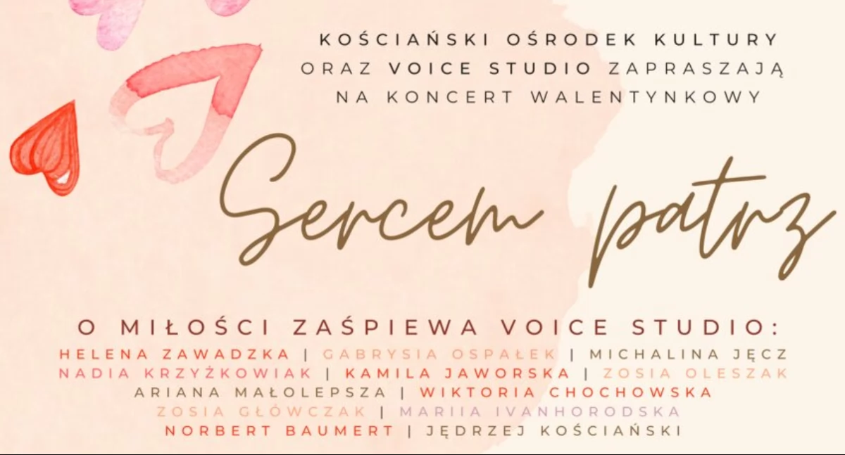 Koncert walentynkowy już we wtorek w KOK!