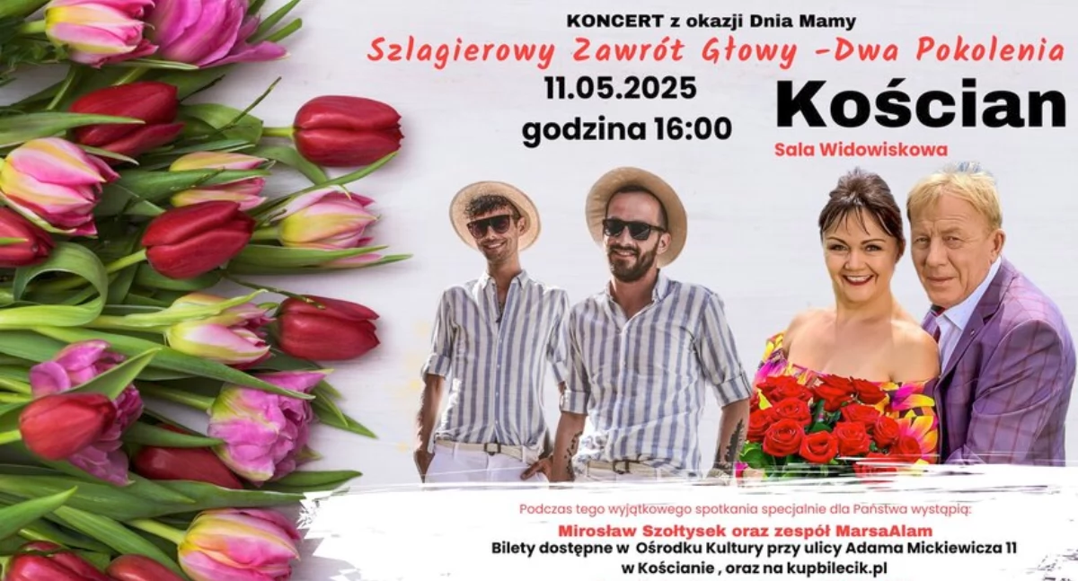 Szlagierowy Zawrót Głowy już wkrótce w Kościanie. Konkurs z biletami do wygrania!