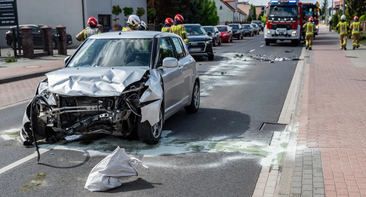 Nie ustąpił pierwszeństwa. Kolizja na Poznańskiej