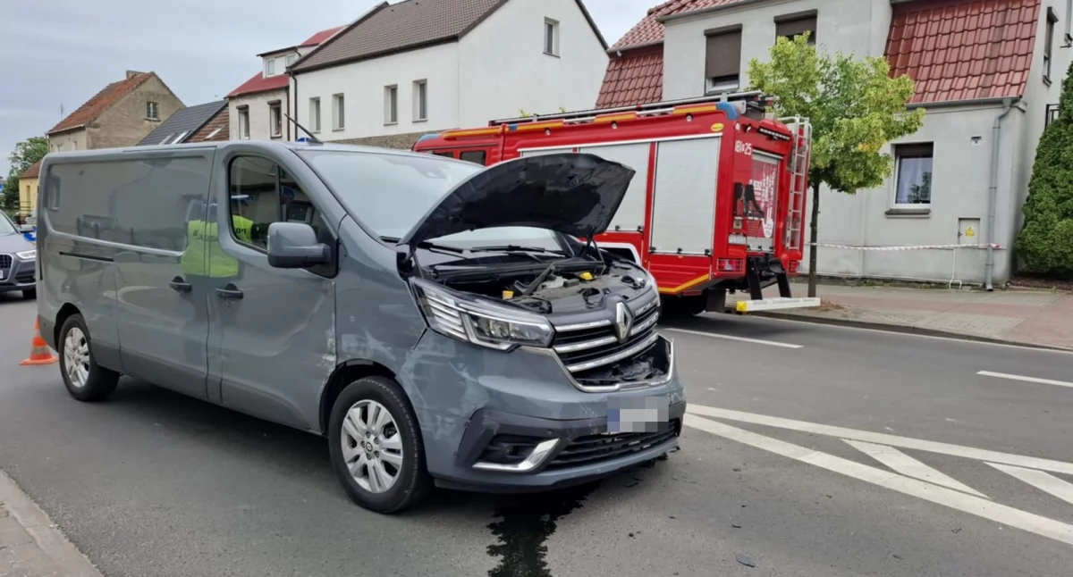 Zderzenie na Poznańskiej w Kościanie [ZDJĘCIA]