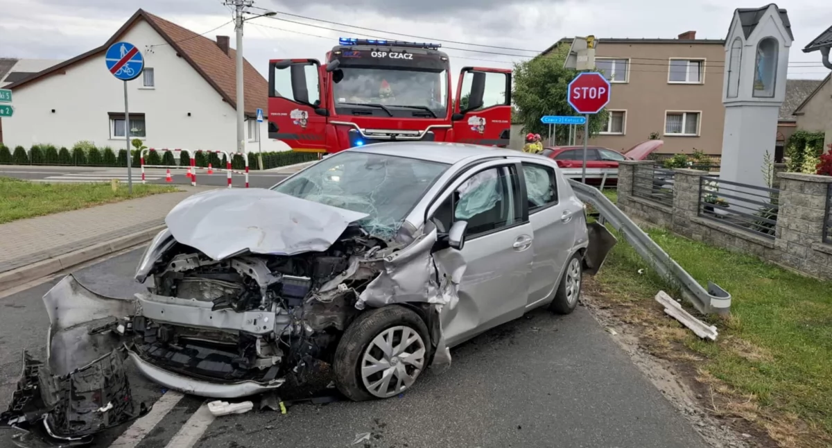Wypadek w Nowym Białczu [ZDJĘCIA]