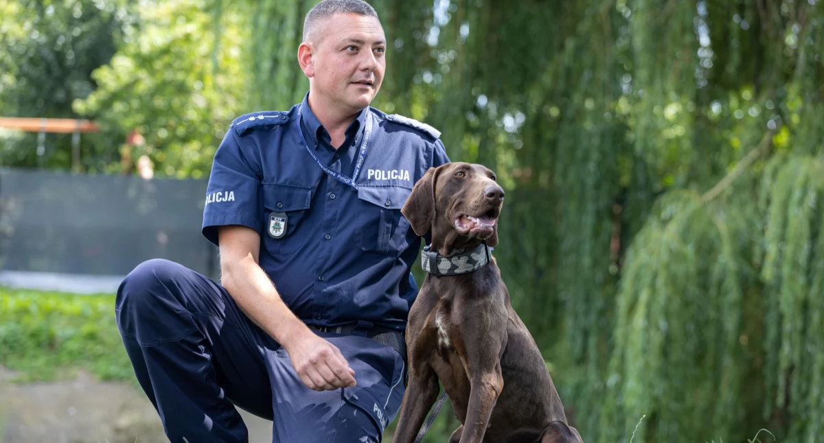 Dana - wyjątkowy pies kościańskiej policji