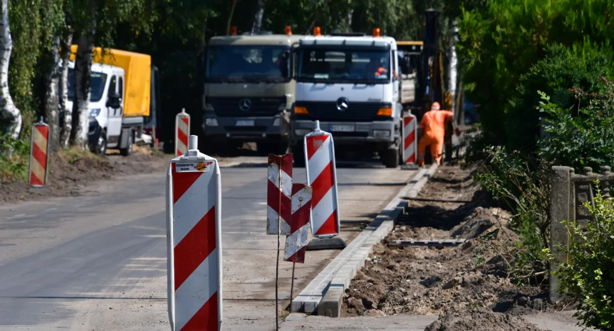 Trwa przebudowa drogi Gorzyczki - Nowy Gołębin – Donatowo!