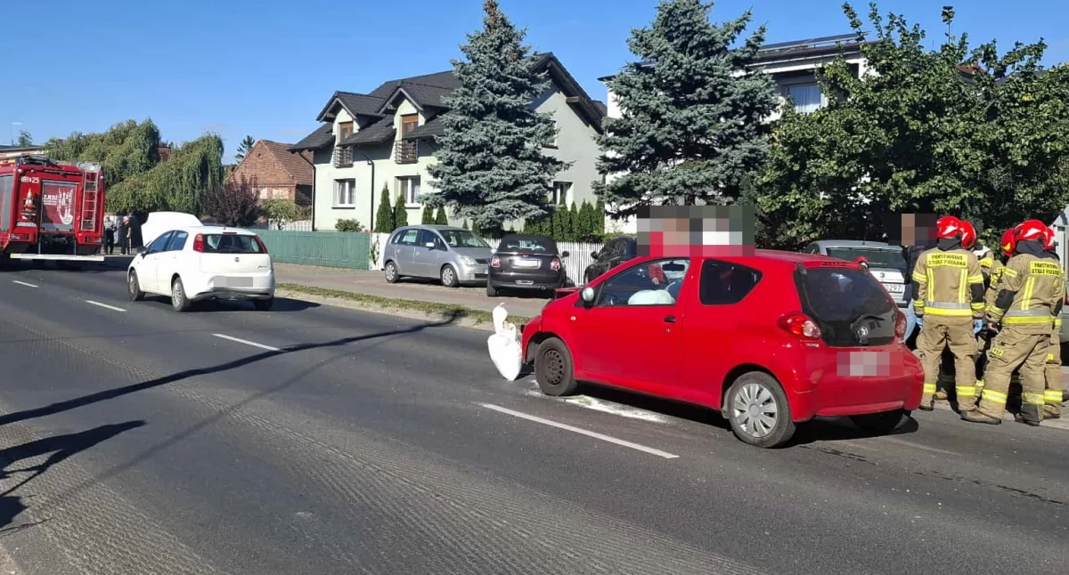 Kolizja w Kiełczewie [ZDJĘCIA]