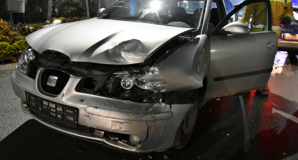 Zderzenie trzech aut na Północnej. Jedna osoba trafiła do szpitala
