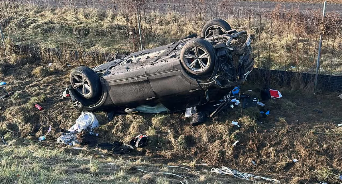 Wypadek z udziałem Ferrari i Audi. Lądował LPR