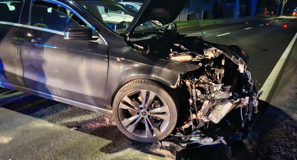Wypadek w Czempiniu. Jedna osoba trafiła do szpitala [ZDJĘCIA]