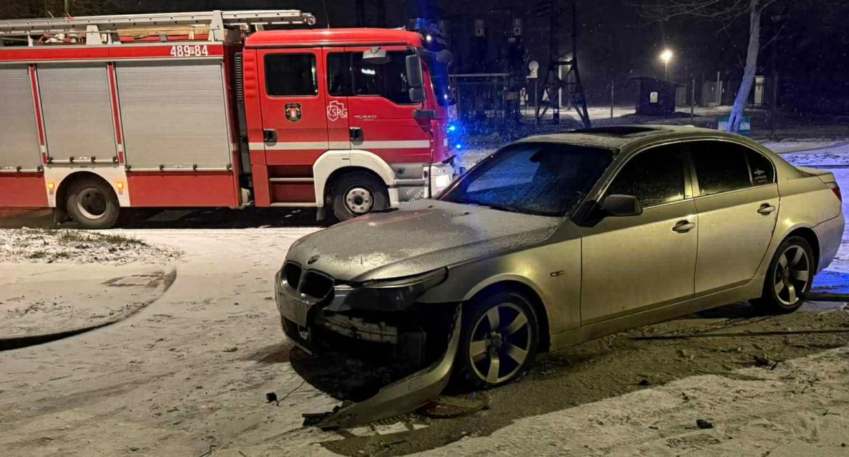 19-latek nie zapanował nad BMW