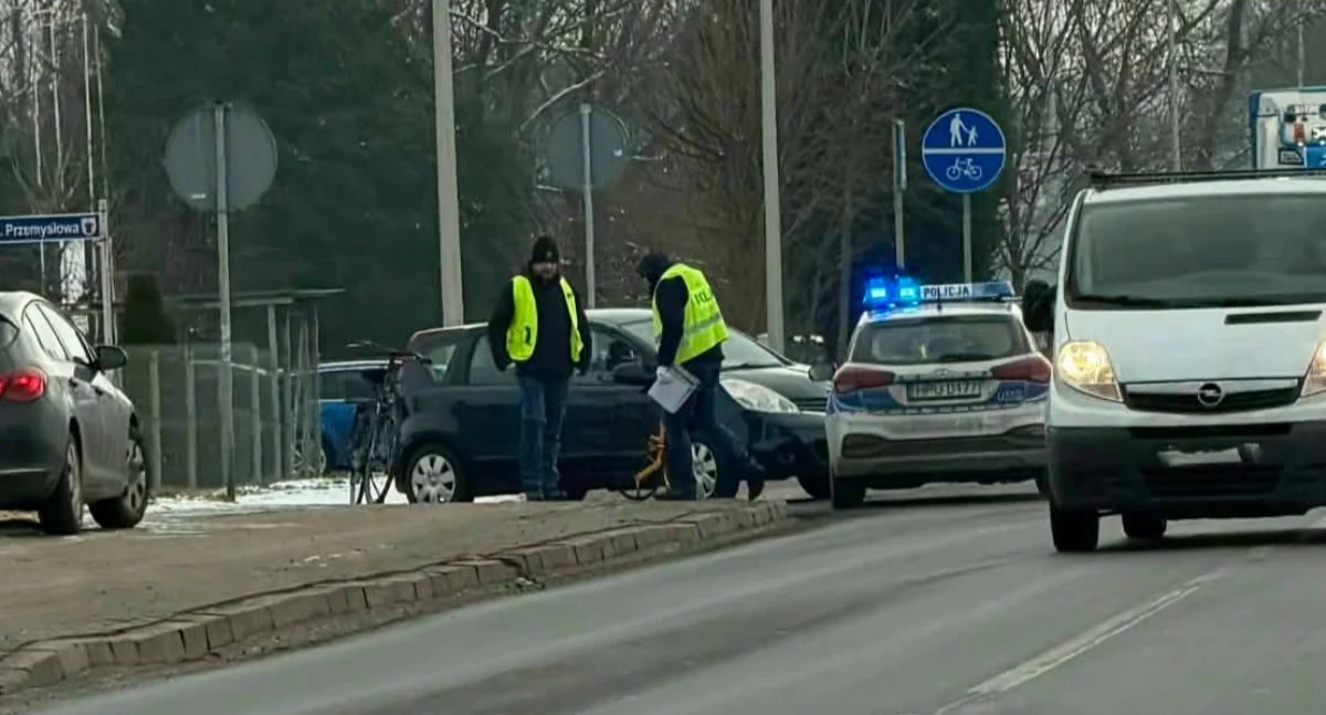 Potrącenie na przejściu na ul. Przemysłowej