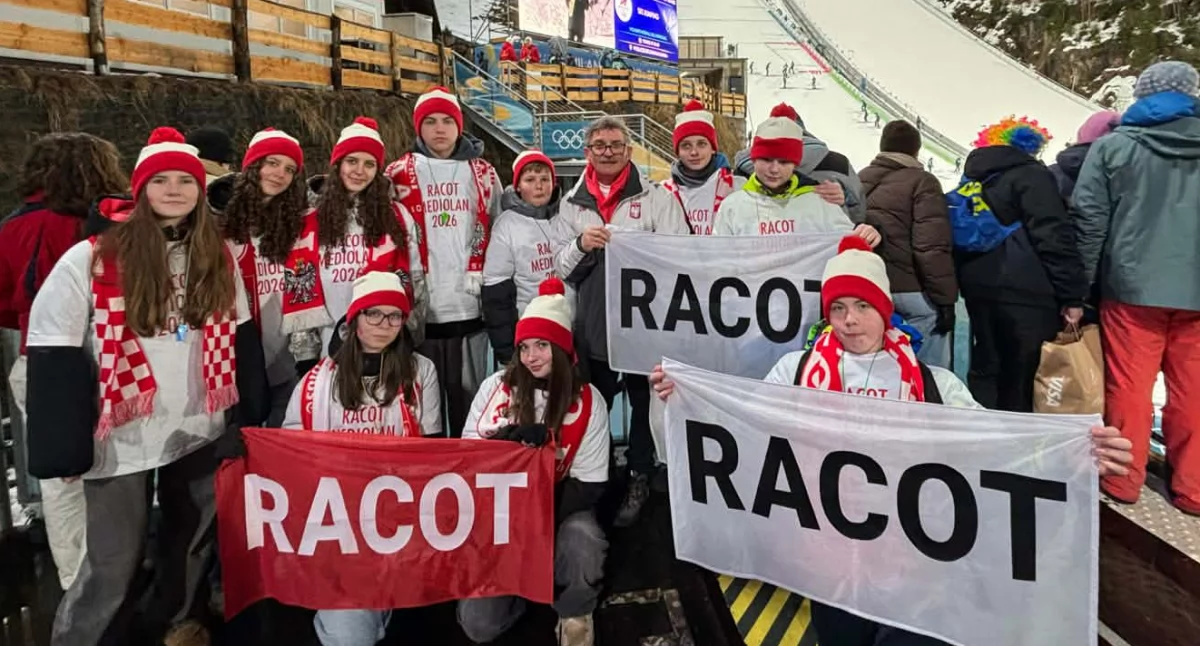Kibice z Racotu kibicują naszym zawodniczkom! [ZDJĘCIA]
