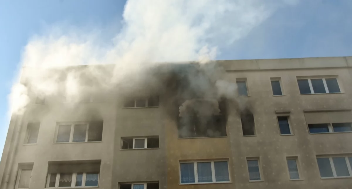 Podziękowania za pomoc w trakcie i po pożarze
