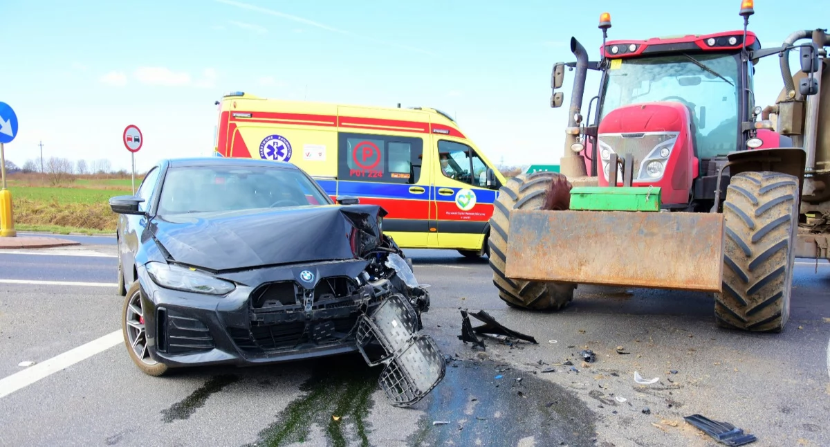 Kolejne zderzenie na obwodnicy Kościana [ZDJĘCIA]