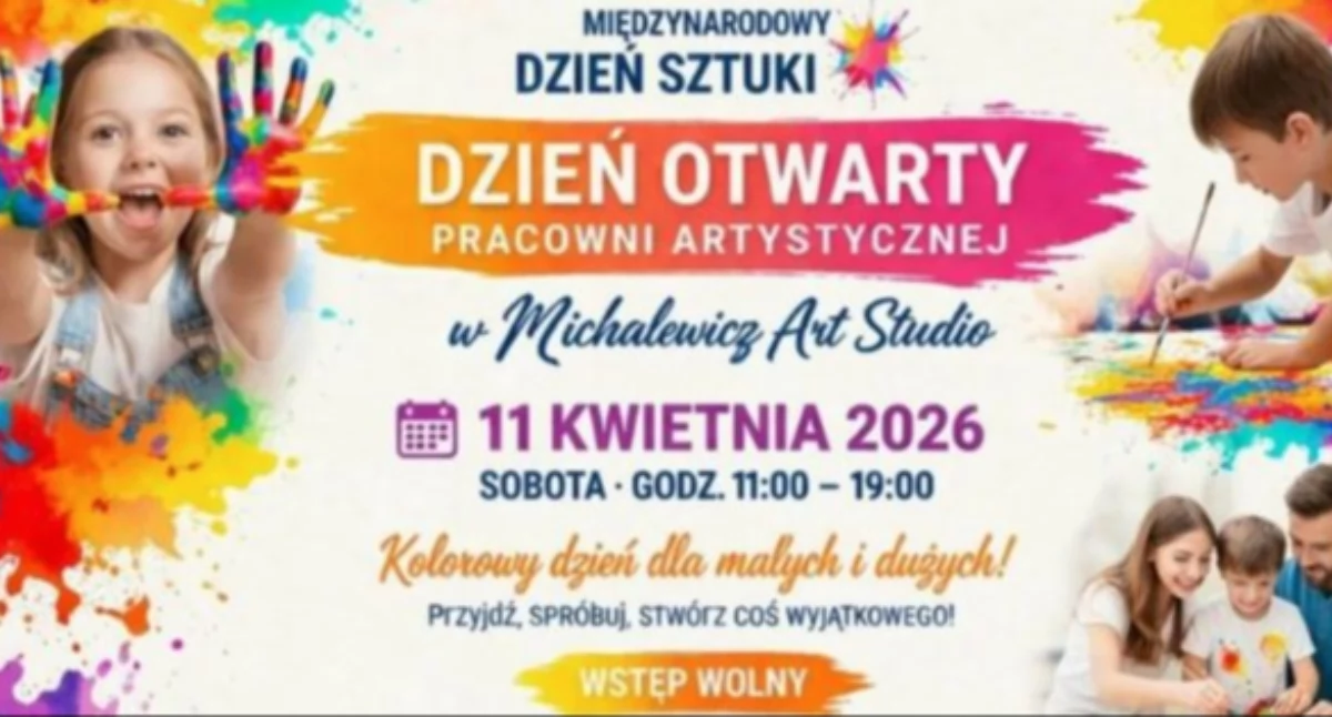 Dzień otwarty w pracowni artystycznej z okazji Międzynarodowego Dnia Sztuki