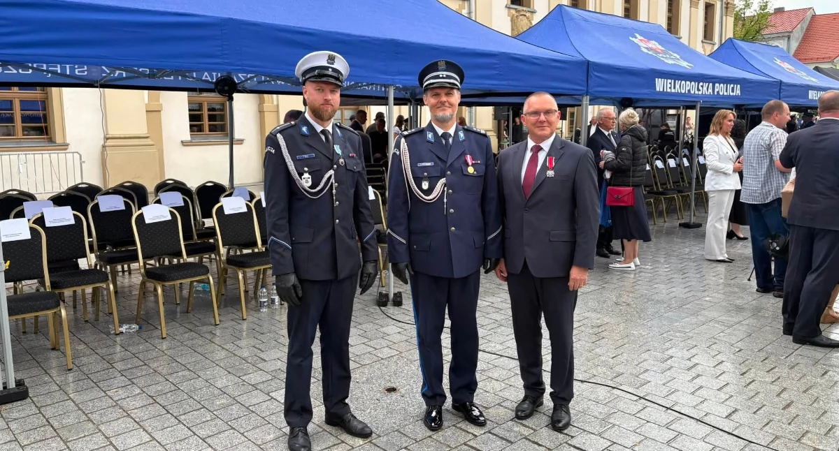 Policjant z Kościana odznaczony na Wojewódzkich Obchodach Święta Policji