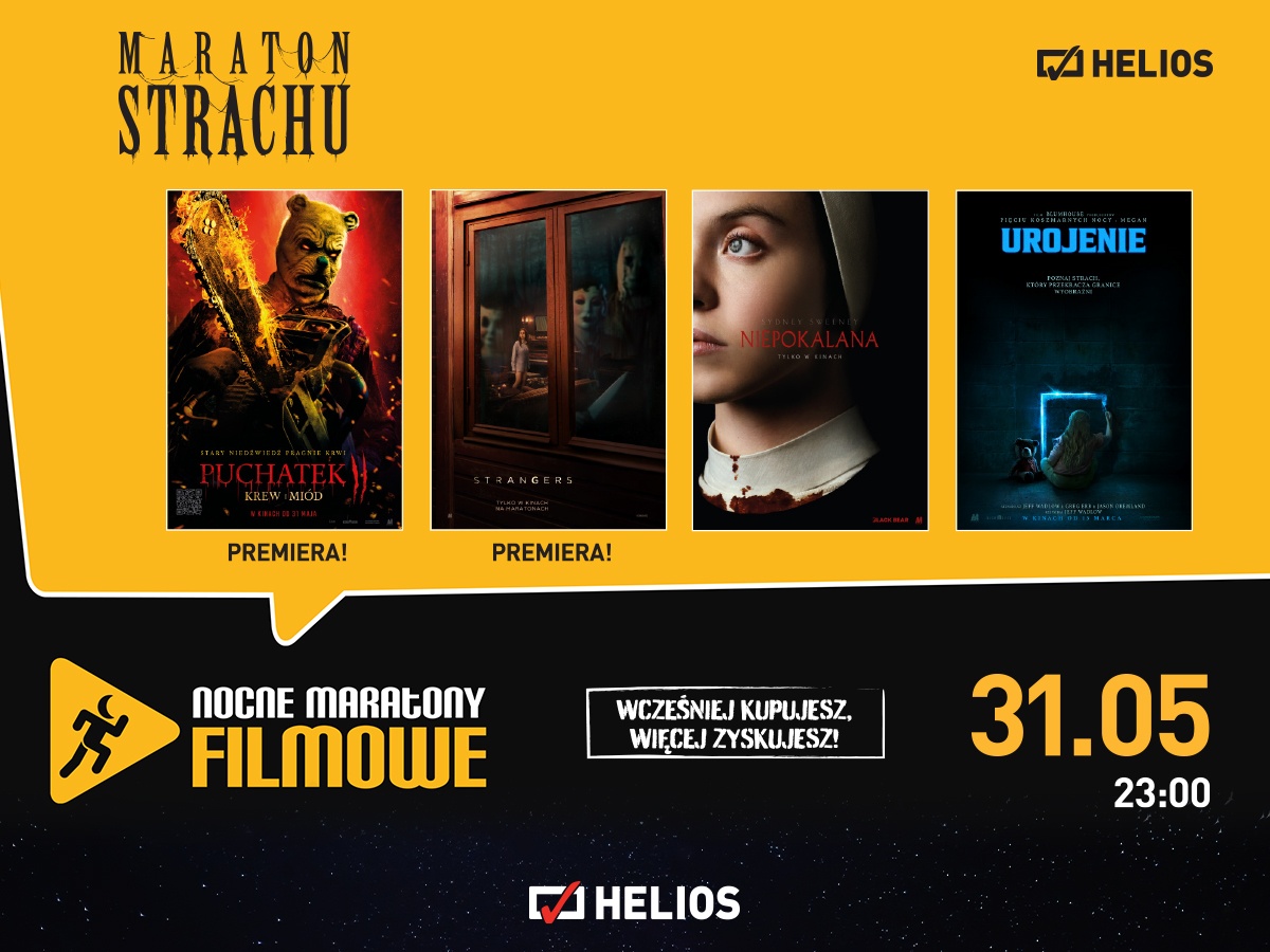 Maraton strachu w Kinie Helios