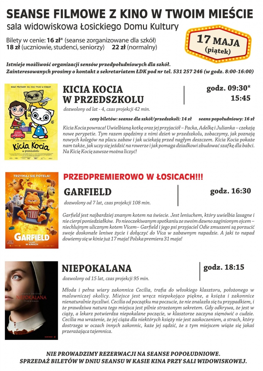 Zapraszamy na nowości filmowe.