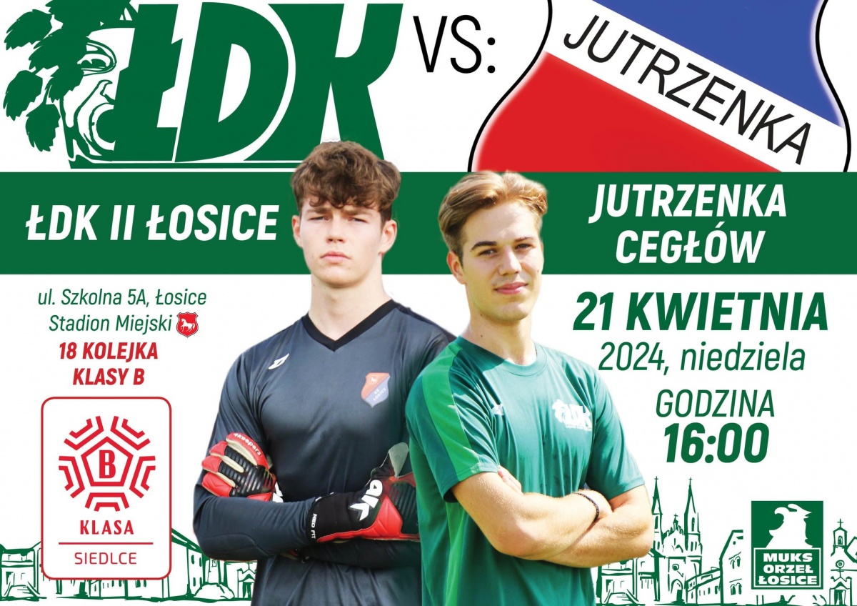 ŁDK II ŁOSICE vs  JUTRZENKA CEGŁÓW