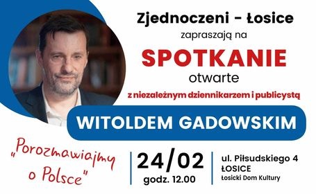 Spotkanie z Witoldem Gadowskim w ramach cyklu 