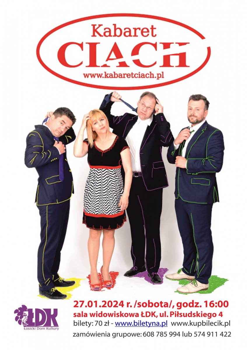 Kabaret Ciach na Żywo: Gołębie i Krety na Scenie Łosickiego Domu Kultury!