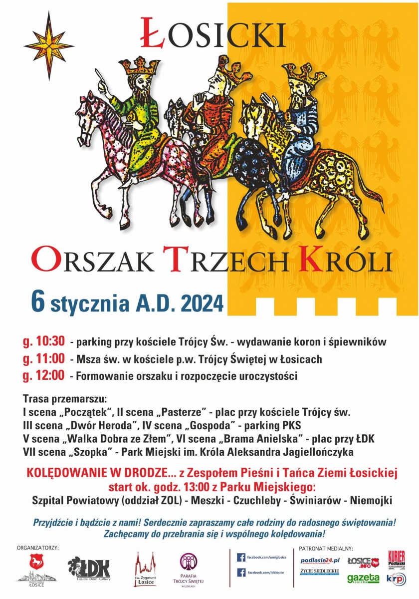 Świętuj z nami i weź udział w Orszaku Trzech Króli
