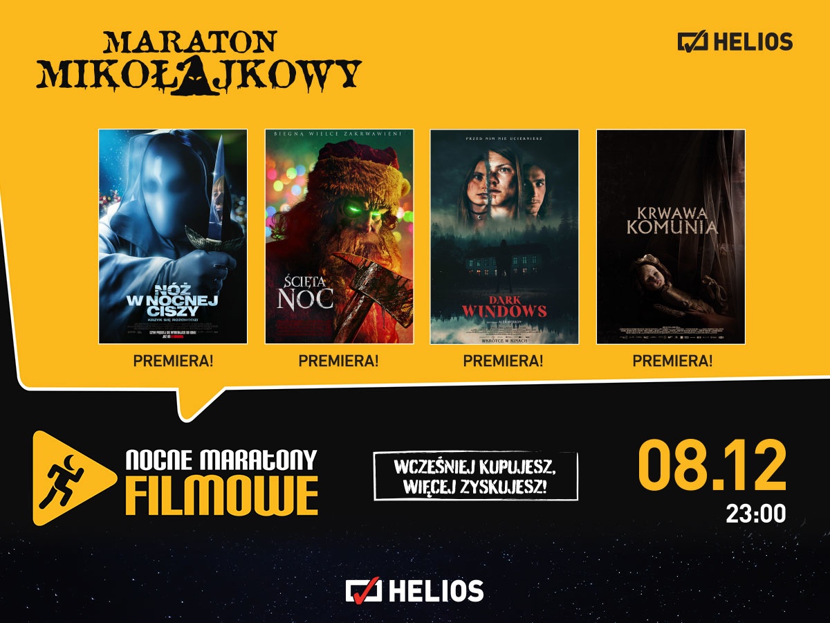 Maraton Mikołajkowy w Kinie Helios