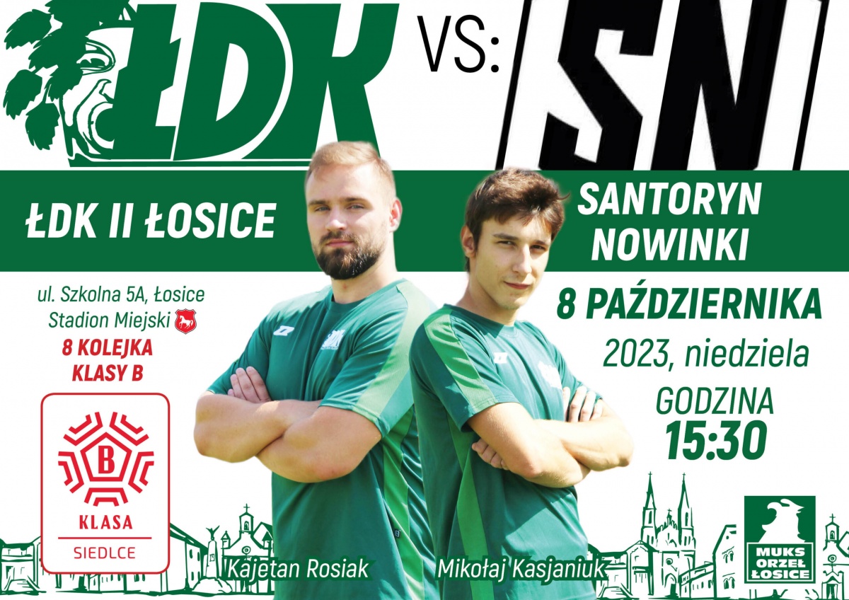 ŁDK II Łosice vs Santoryn Nowinki