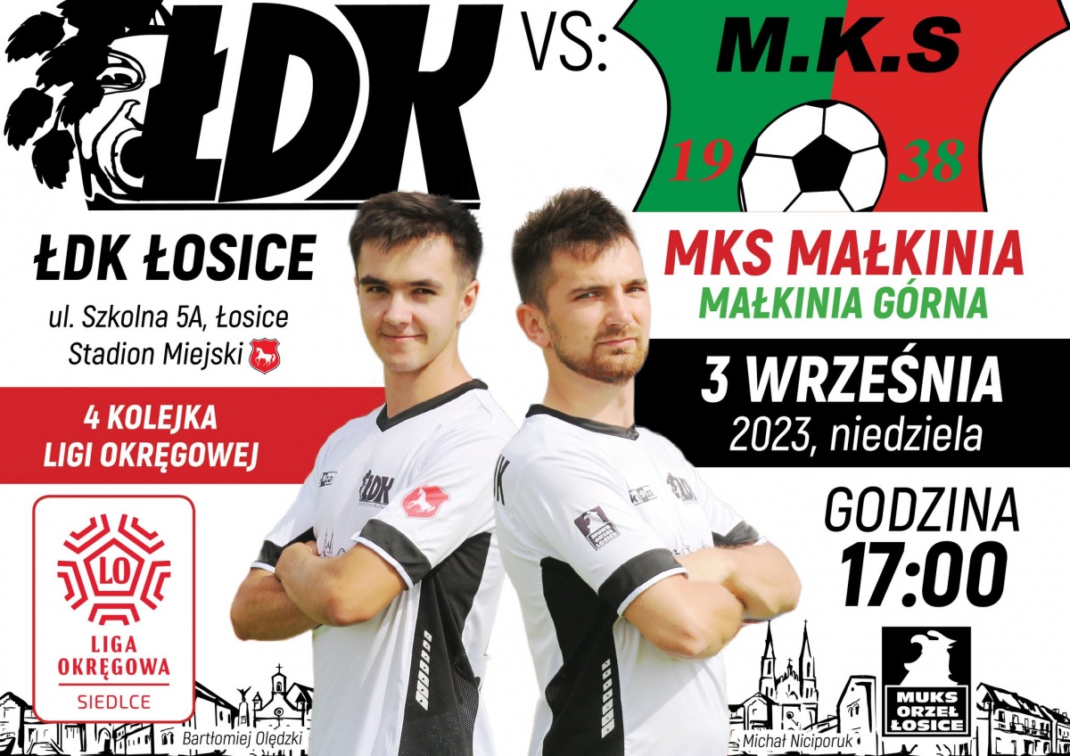 ŁDK Łosice vs MKS Małkinia