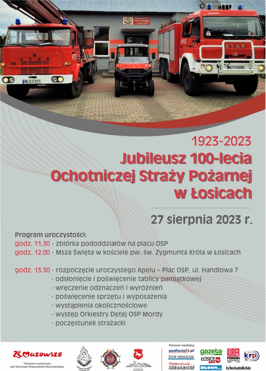 100 lat łosickiej OSP