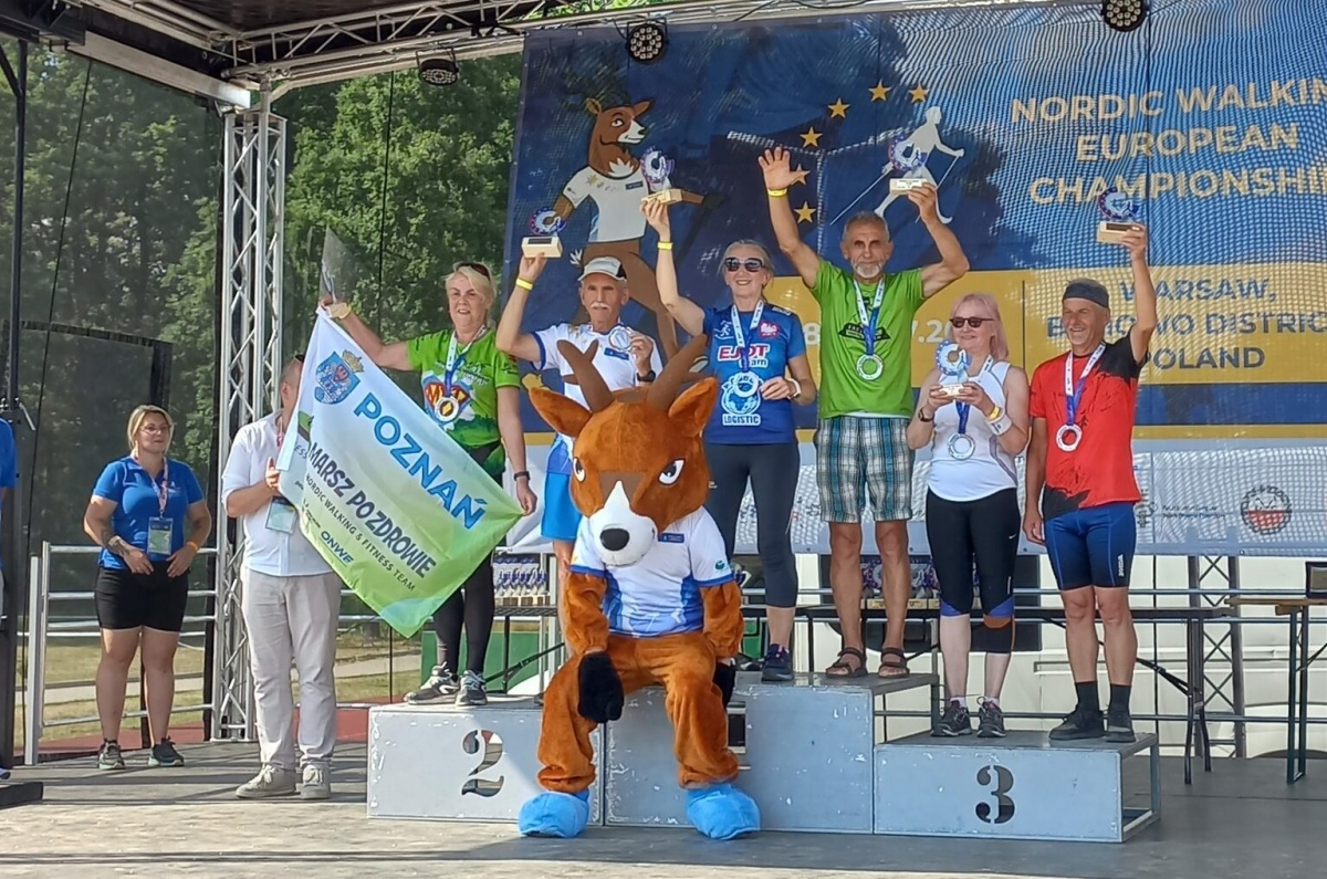 Marian Czmoch trzeci w kategorii 70-74 Mistrzostw Europy Nordic Walking