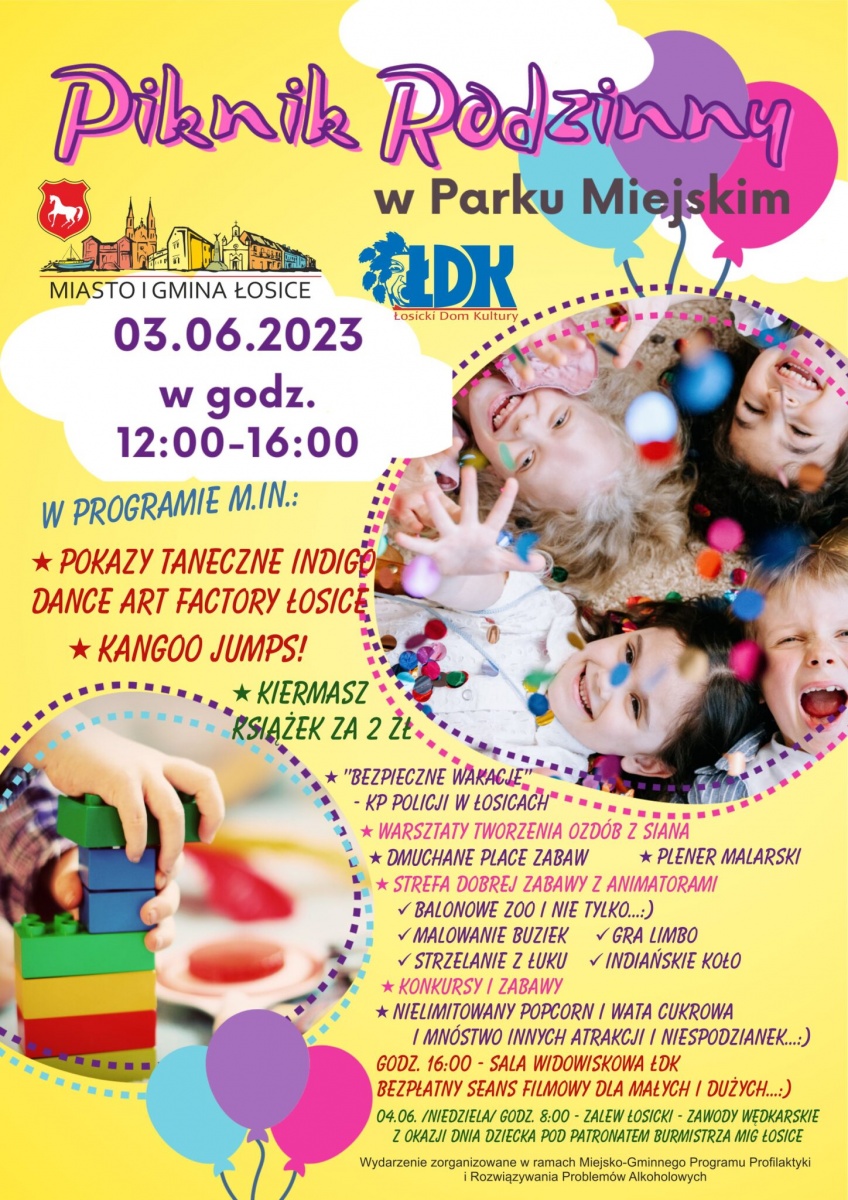 Rodzinny piknik w centrum miasta