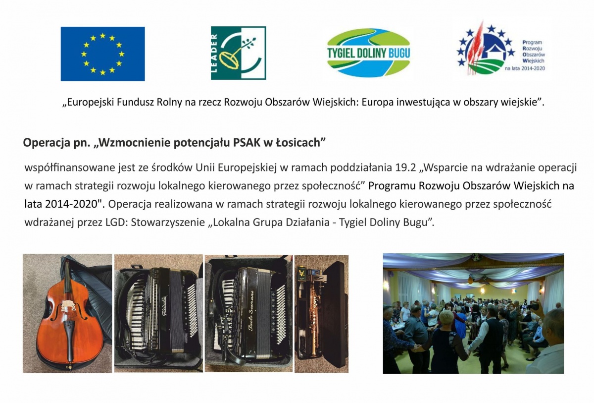 PSAK z dofinansowaniem z Europejskiego Funduszu Rolnego