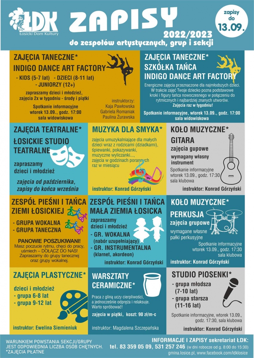 Ruszyły zapisy na nowy sezon artystyczny 2022/2023