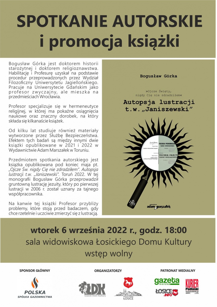 Spotkanie autorskie z Bogusławem Górką