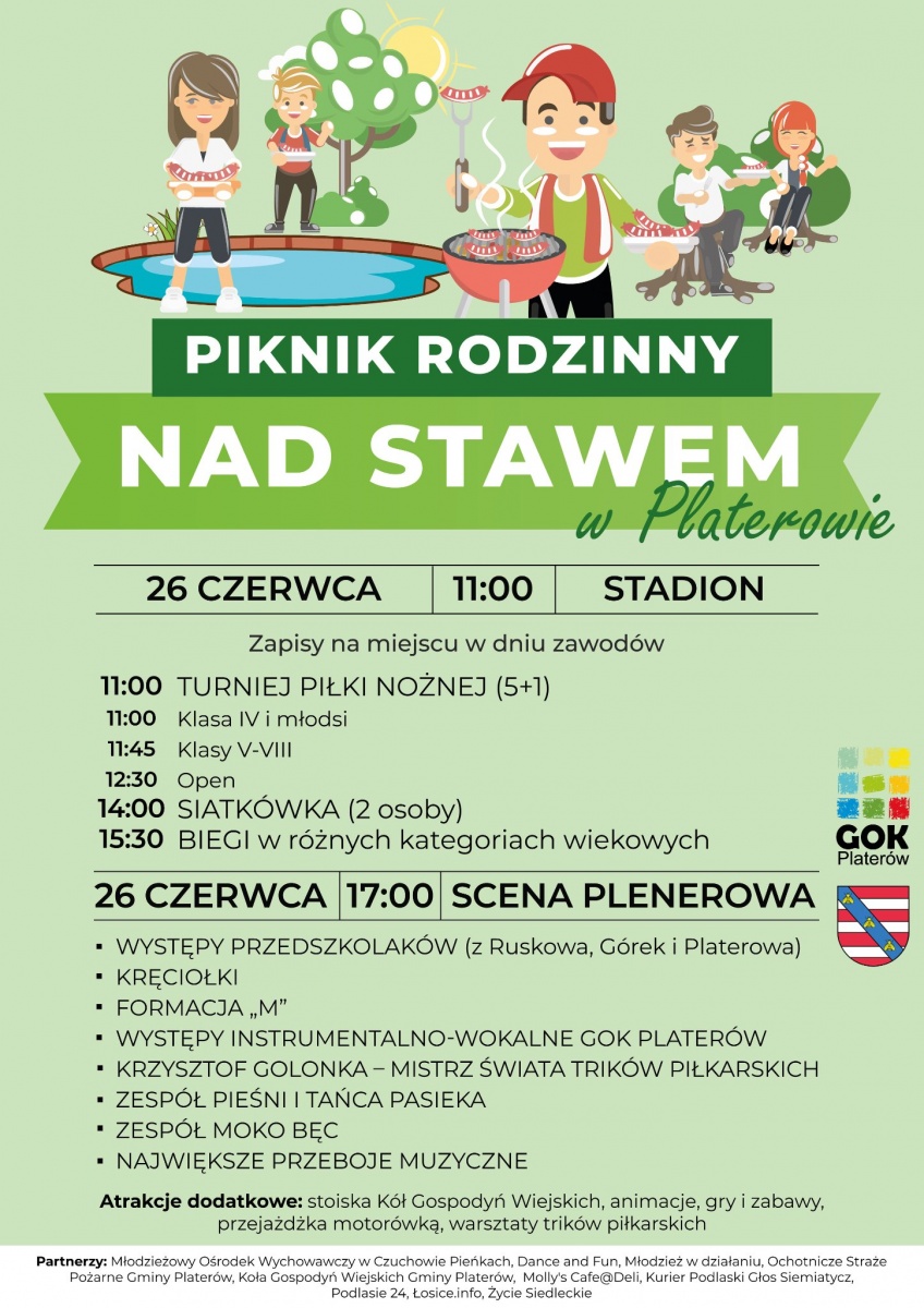 Piknik nad stawem