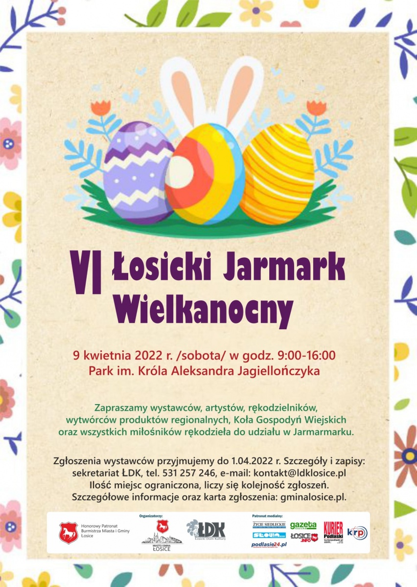 Zapraszamy na Jarmark Wielkanocny