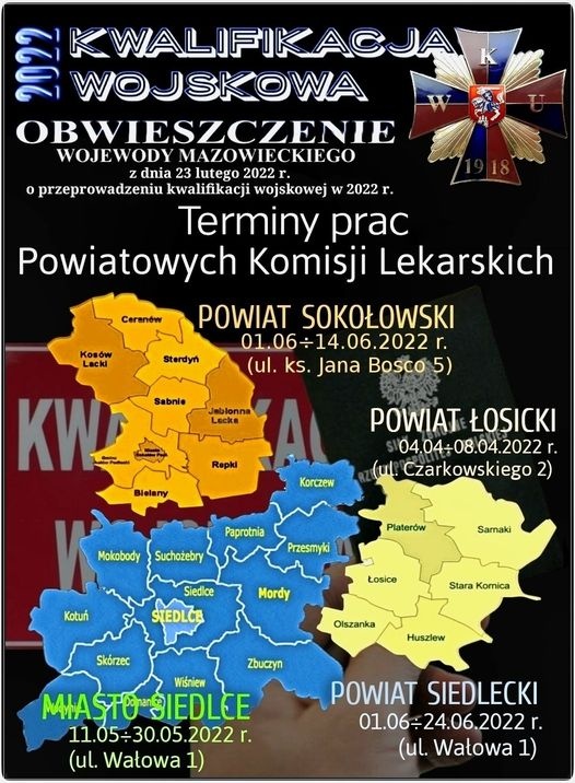 KWALIFIKACJA WOJSKOWA 2022