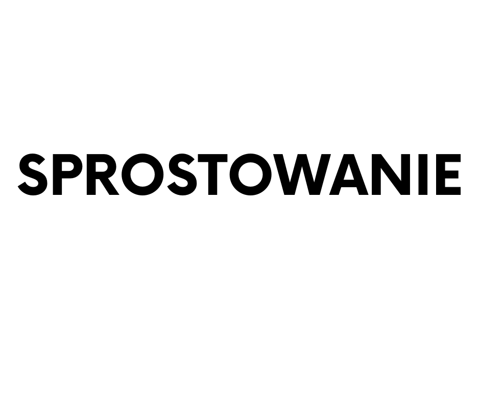 Sprostowanie