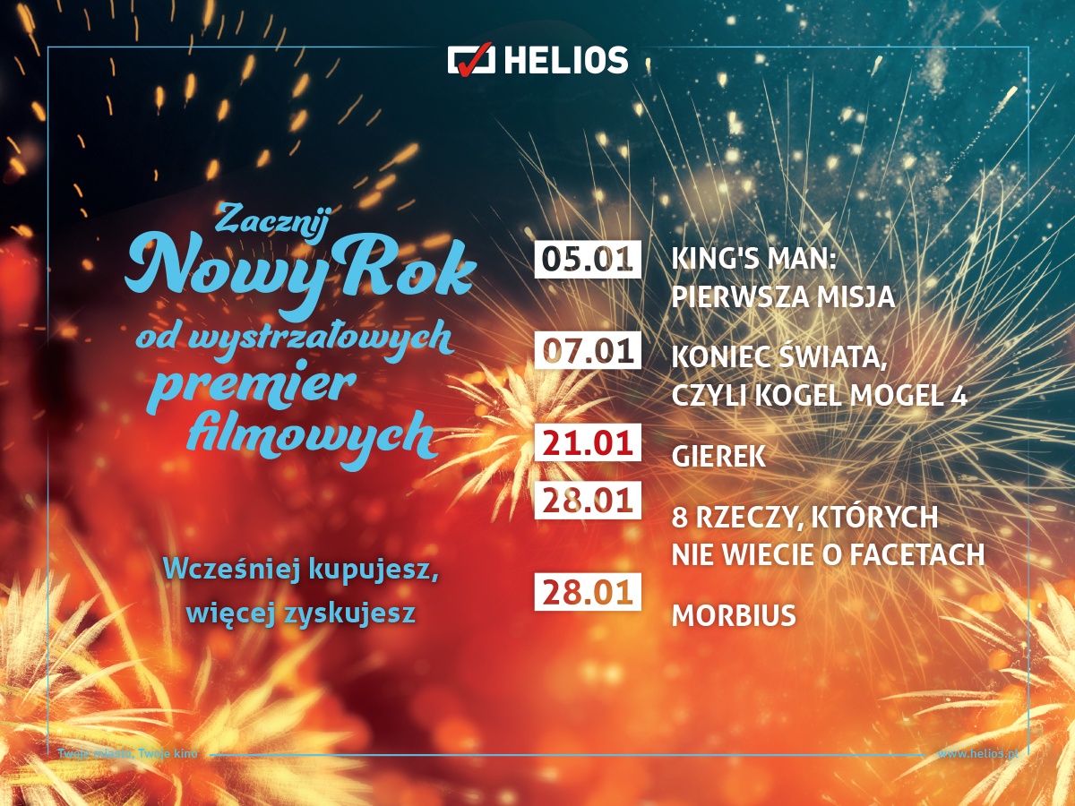 Nowy Rok z kinem Helios