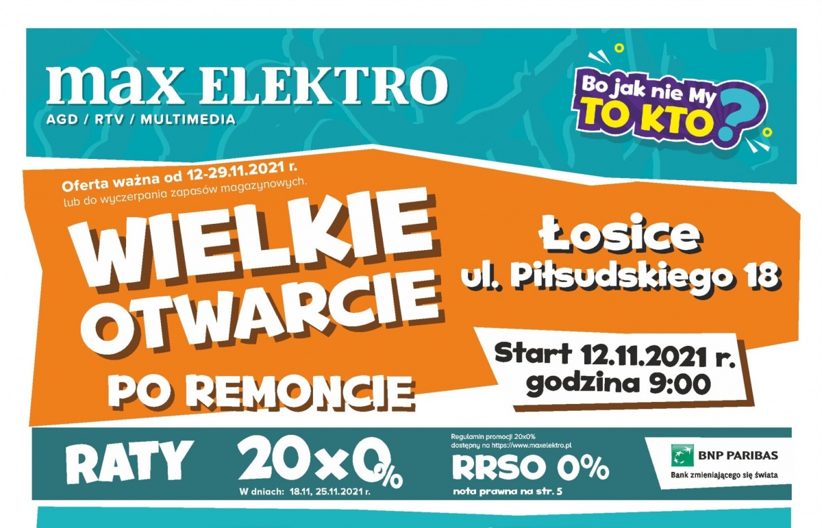 Wielkie Otwarcie sklepu Max Elektro