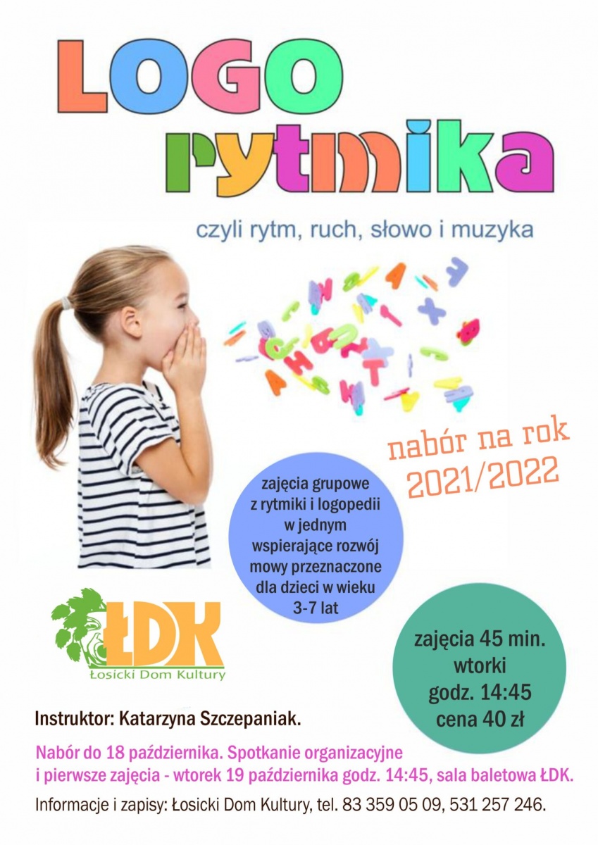 NABÓR NA ZAJĘCIA LOGORYTMICZNE