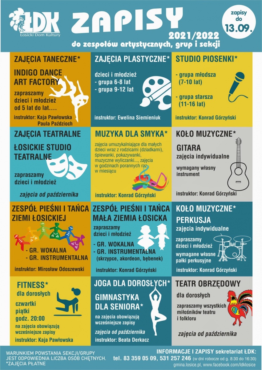 Ruszyły zapisy na nowy sezon artystyczny 2021/2022