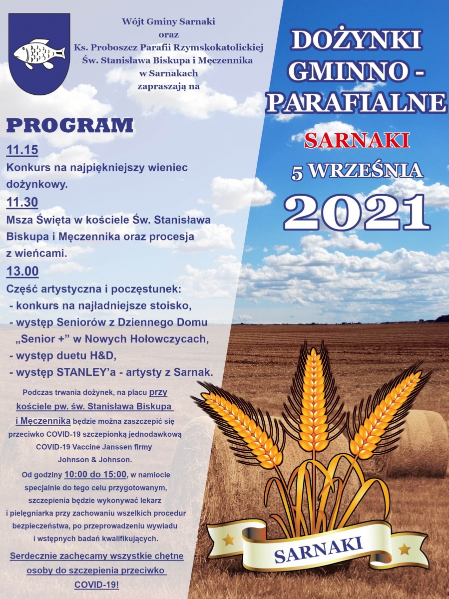 Dożynki parafialno-gminne w Sarnakach