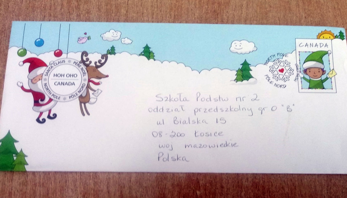 List od samego Świętego Mikołaja